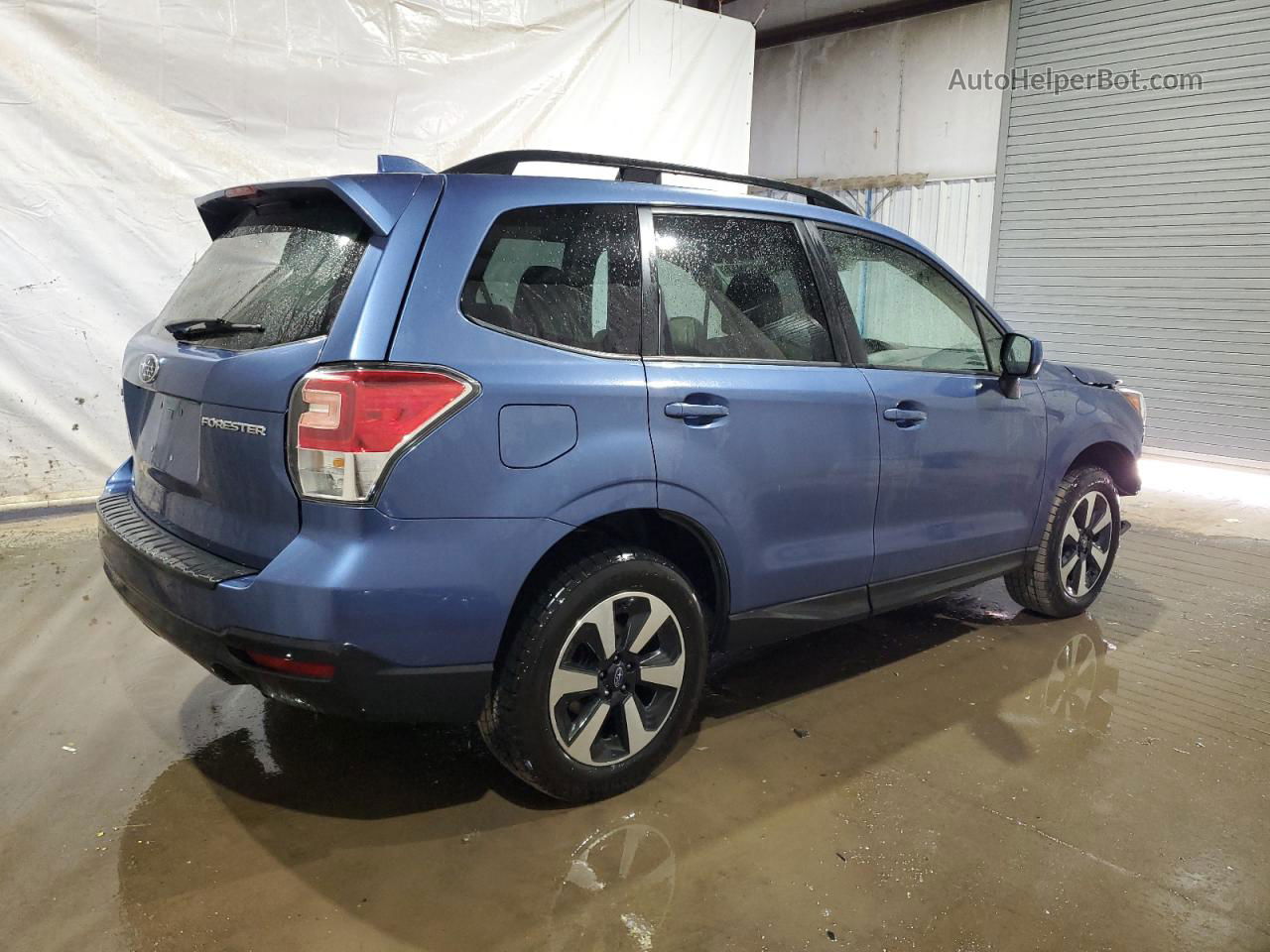 2018 Subaru Forester 2.5i Premium Blue vin: JF2SJAGC5JH586100