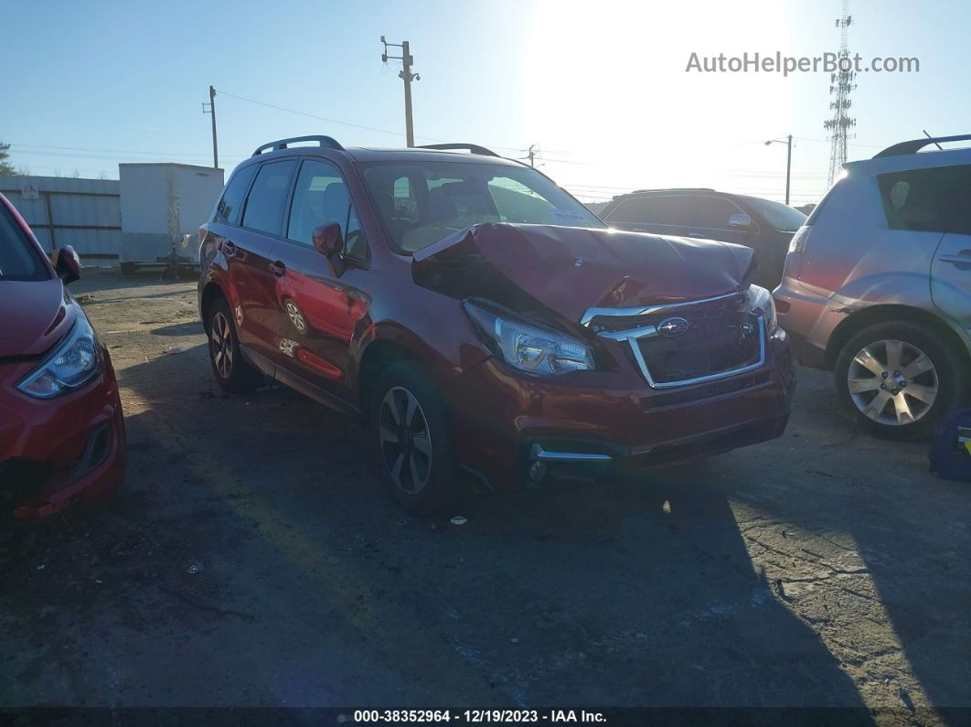 2017 Subaru Forester 2.5i Premium Red vin: JF2SJAGC6HH464730