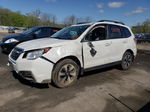 2018 Subaru Forester 2.5i Premium White vin: JF2SJAGC6JH516380