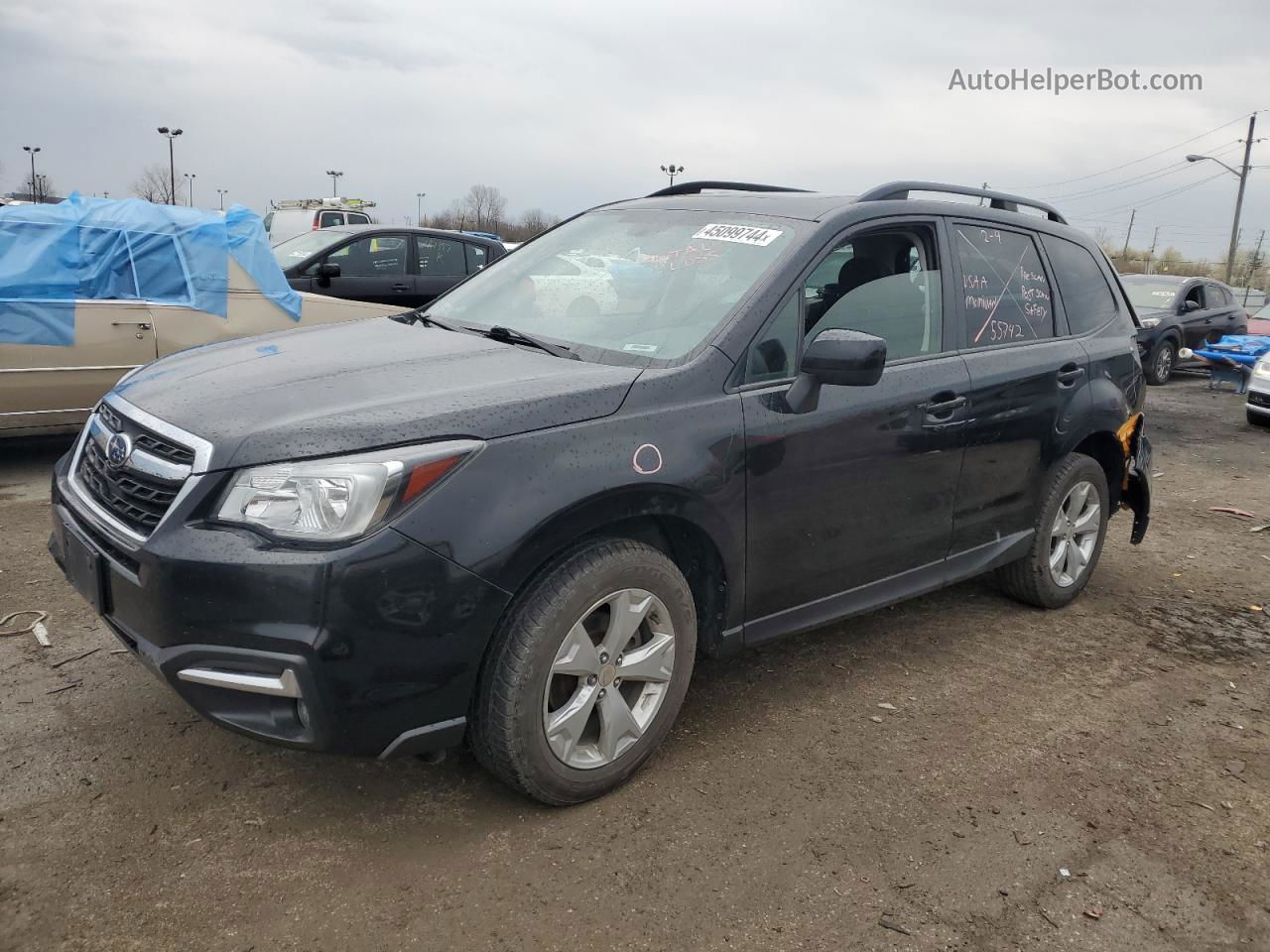 2018 Subaru Forester 2.5i Premium Black vin: JF2SJAGC6JH557298