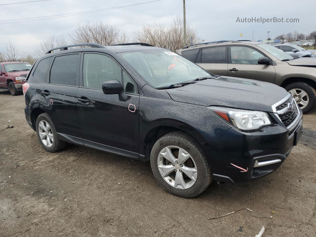 2018 Subaru Forester 2.5i Premium Black vin: JF2SJAGC6JH557298