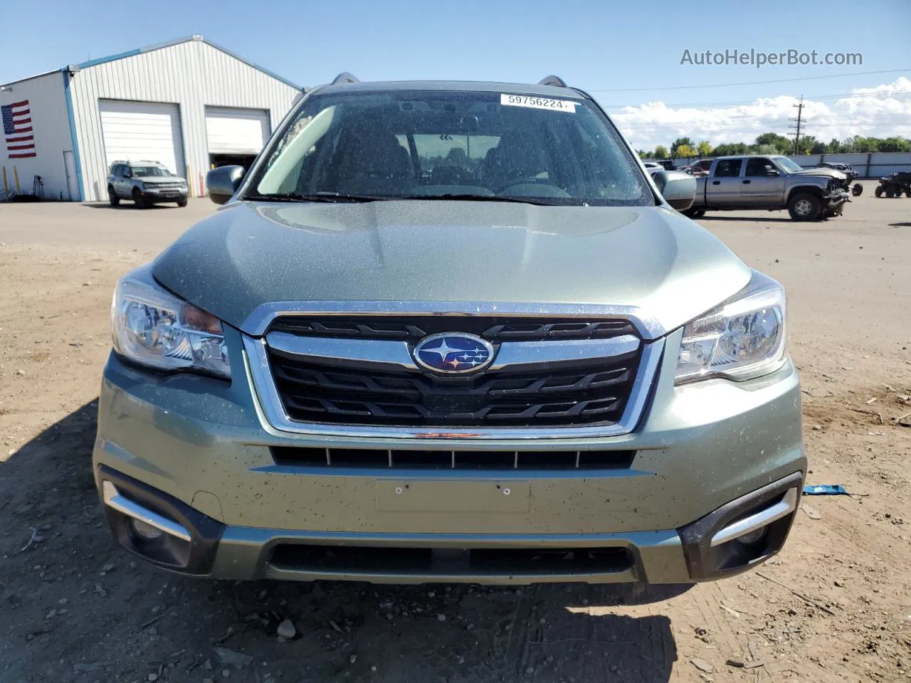 2018 Subaru Forester 2.5i Premium Green vin: JF2SJAGC7JH408883