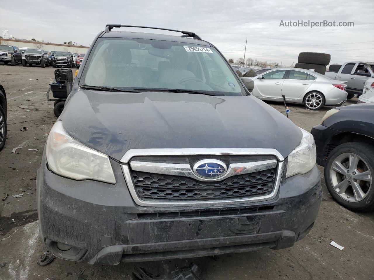 2016 Subaru Forester 2.5i Premium Gray vin: JF2SJAGC8GH431825