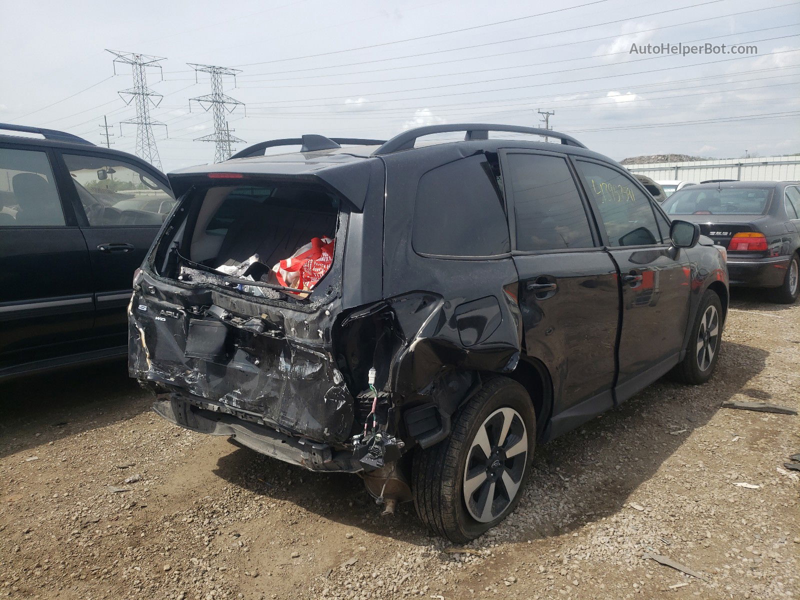 2018 Subaru Forester 2.5i Premium Black vin: JF2SJAGC8JH485634