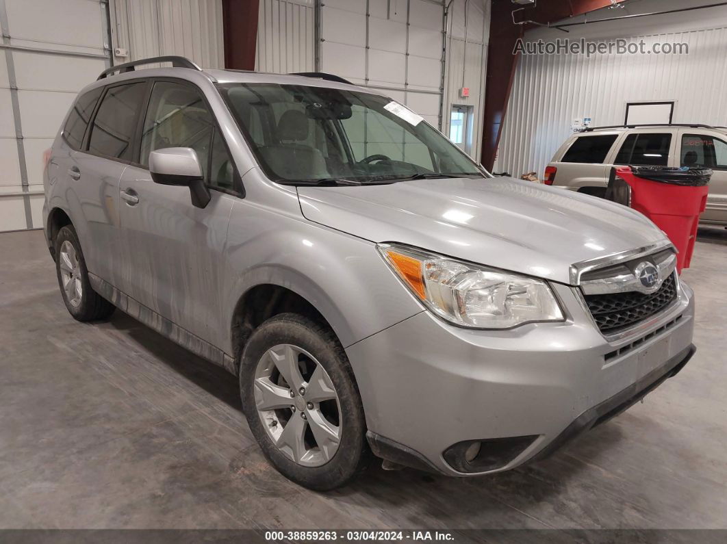 2016 Subaru Forester 2.5i Premium Silver vin: JF2SJAGC9GH403502