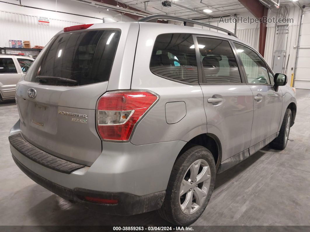 2016 Subaru Forester 2.5i Premium Серебряный vin: JF2SJAGC9GH403502