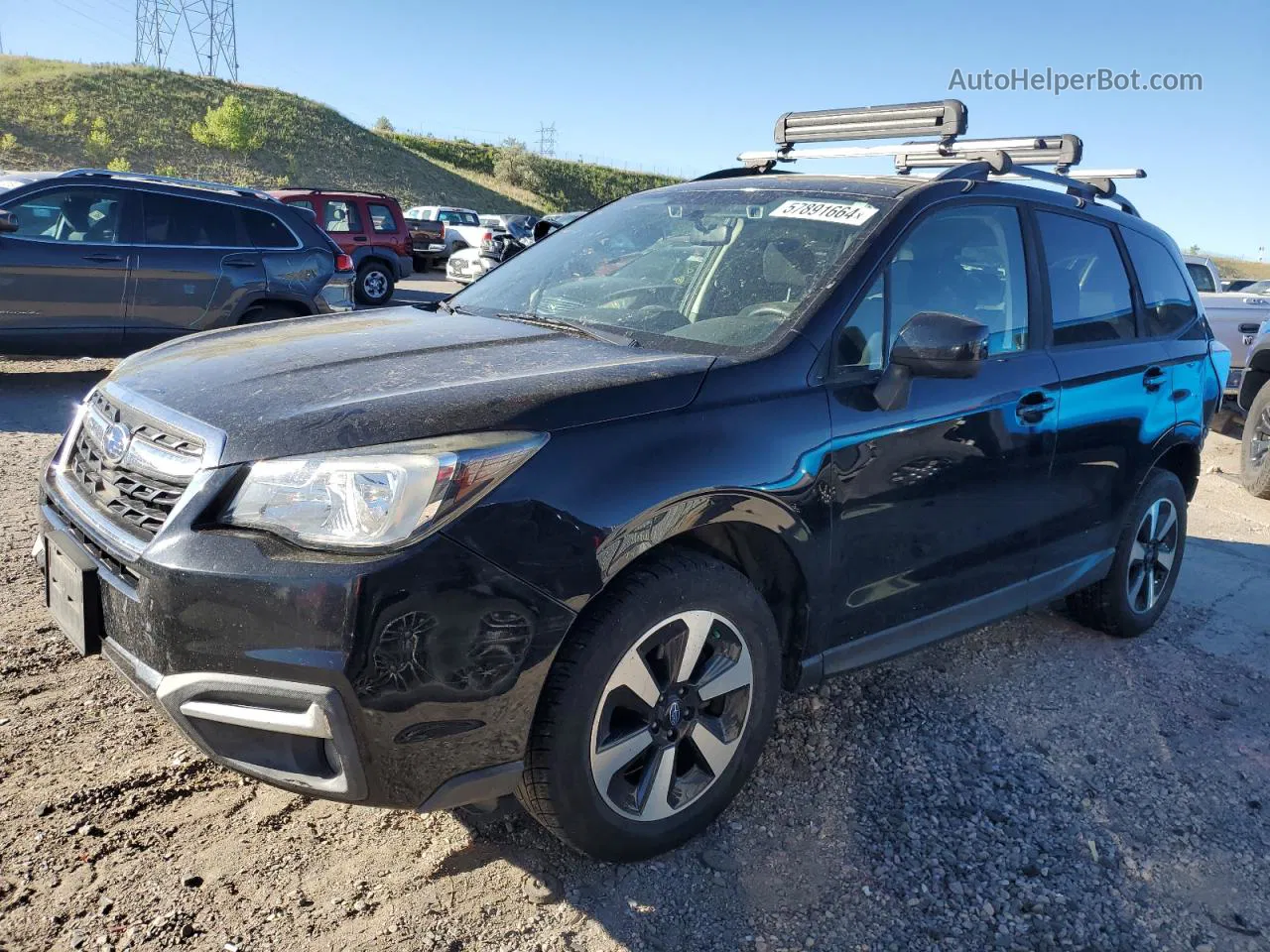 2017 Subaru Forester 2.5i Premium Black vin: JF2SJAGC9HH544605