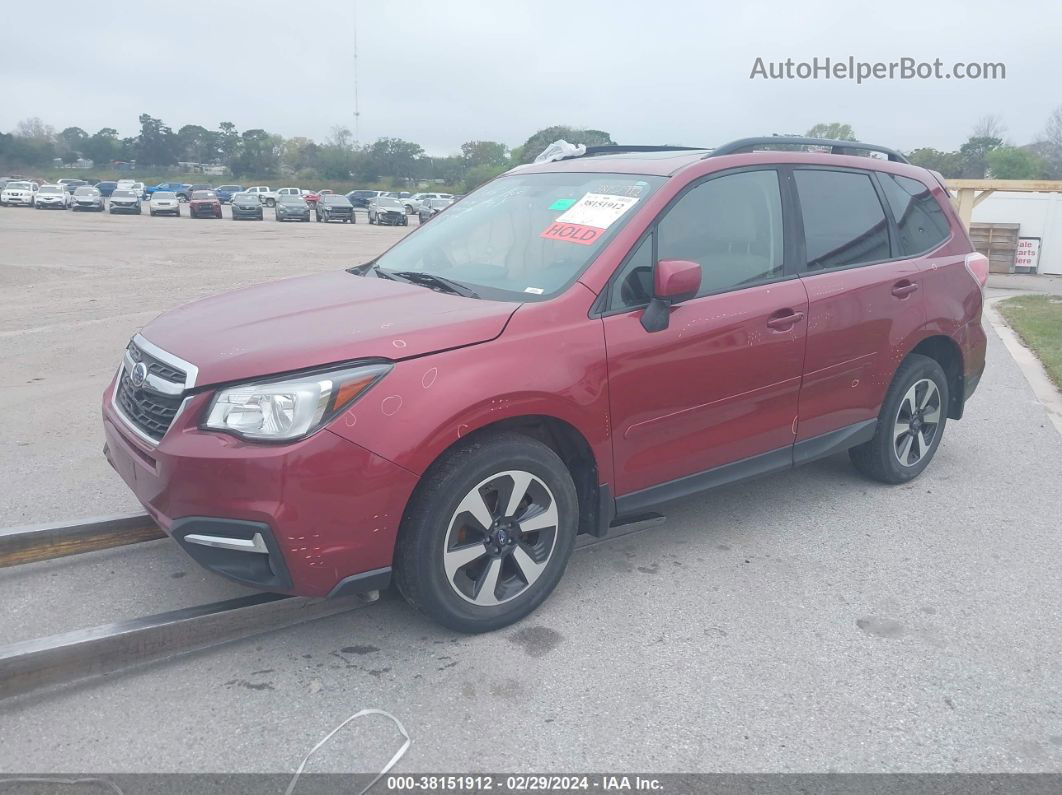 2018 Subaru Forester 2.5i Premium Red vin: JF2SJAGC9JH427838