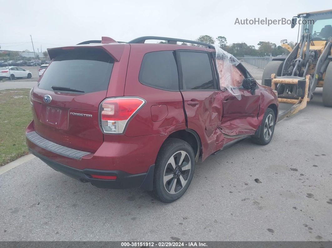 2018 Subaru Forester 2.5i Premium Red vin: JF2SJAGC9JH427838