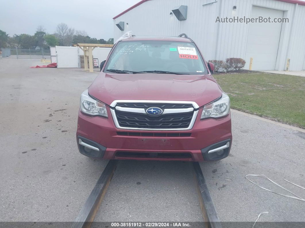 2018 Subaru Forester 2.5i Premium Red vin: JF2SJAGC9JH427838