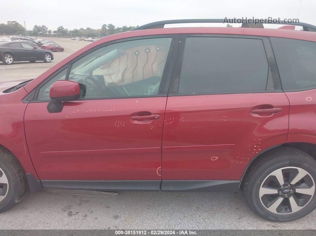 2018 Subaru Forester 2.5i Premium Red vin: JF2SJAGC9JH427838