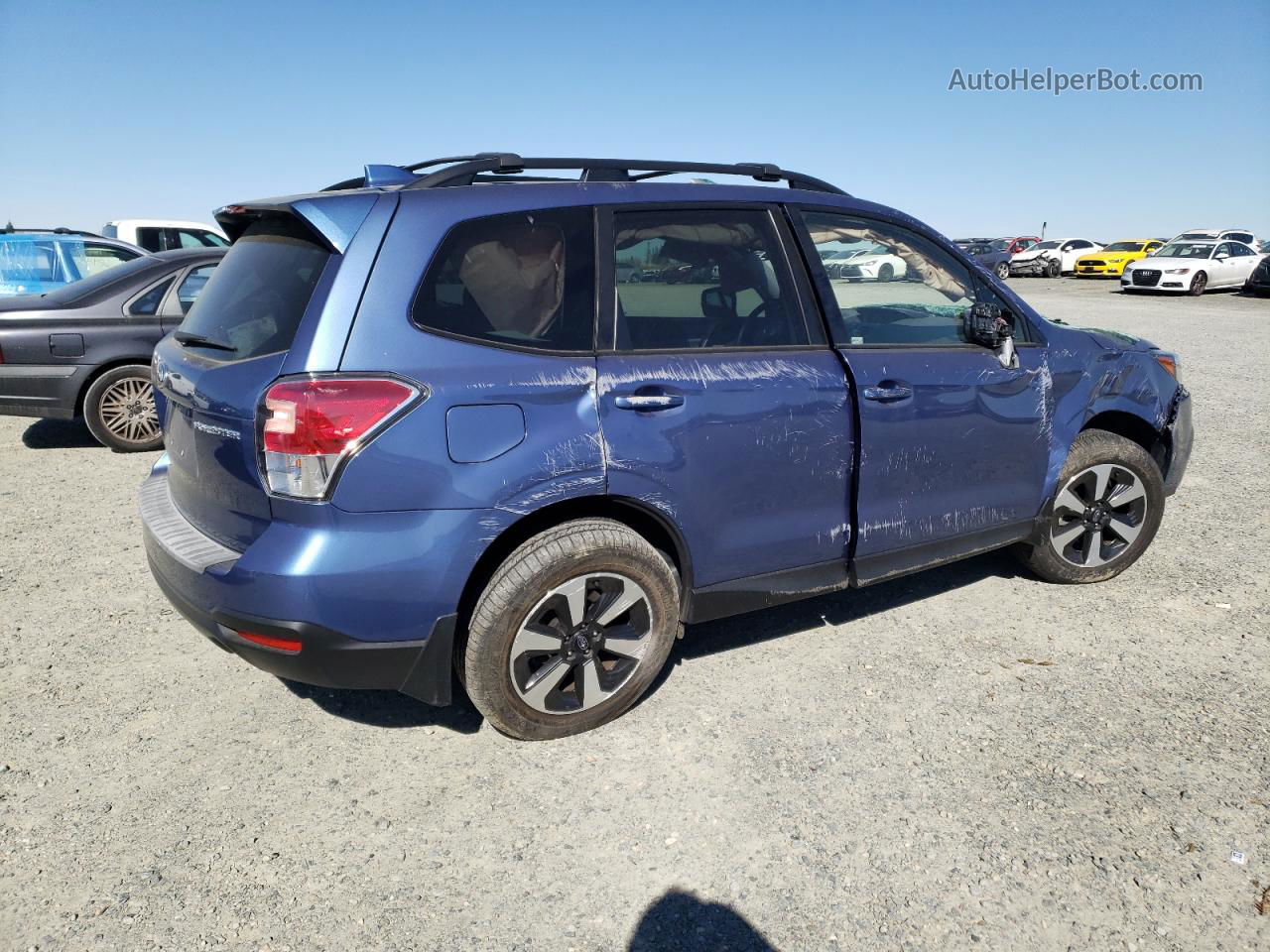 2018 Subaru Forester 2.5i Premium Blue vin: JF2SJAGCXJH560351