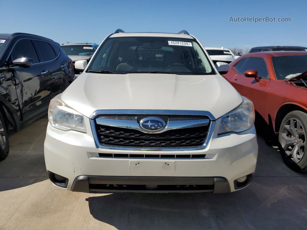 2015 Subaru Forester 2.5i Limited Белый vin: JF2SJAHC0FH407743