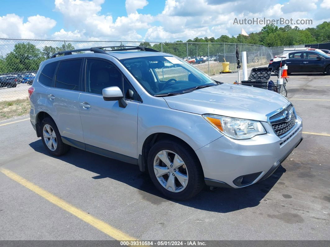 2015 Subaru Forester 2.5i Limited Серебряный vin: JF2SJAHC0FH495287