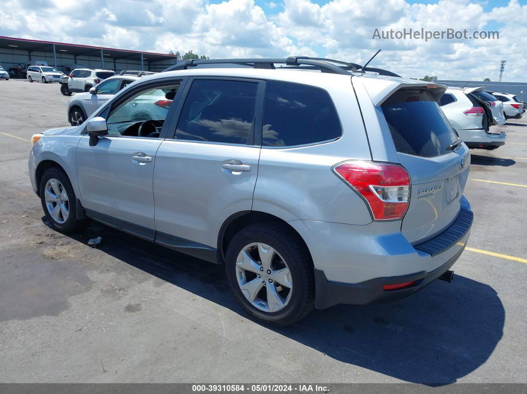 2015 Subaru Forester 2.5i Limited Серебряный vin: JF2SJAHC0FH495287