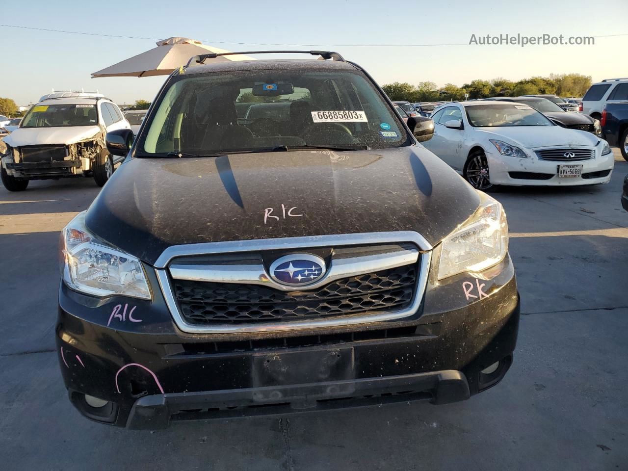 2016 Subaru Forester 2.5i Limited Black vin: JF2SJAHC0GH440582