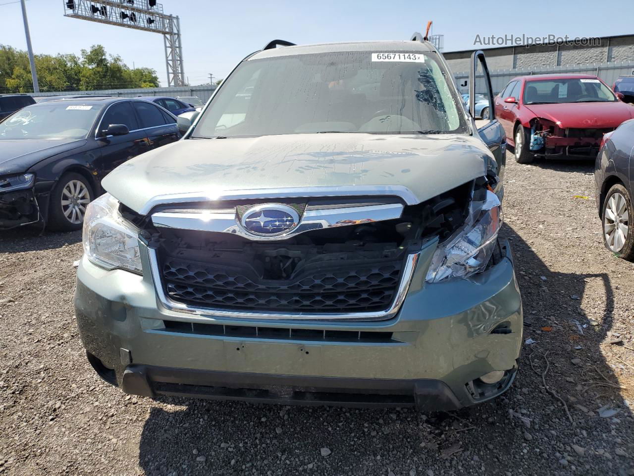 2016 Subaru Forester 2.5i Limited Green vin: JF2SJAHC0GH480273