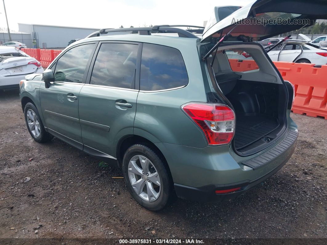 2016 Subaru Forester 2.5i Limited Green vin: JF2SJAHC0GH494920