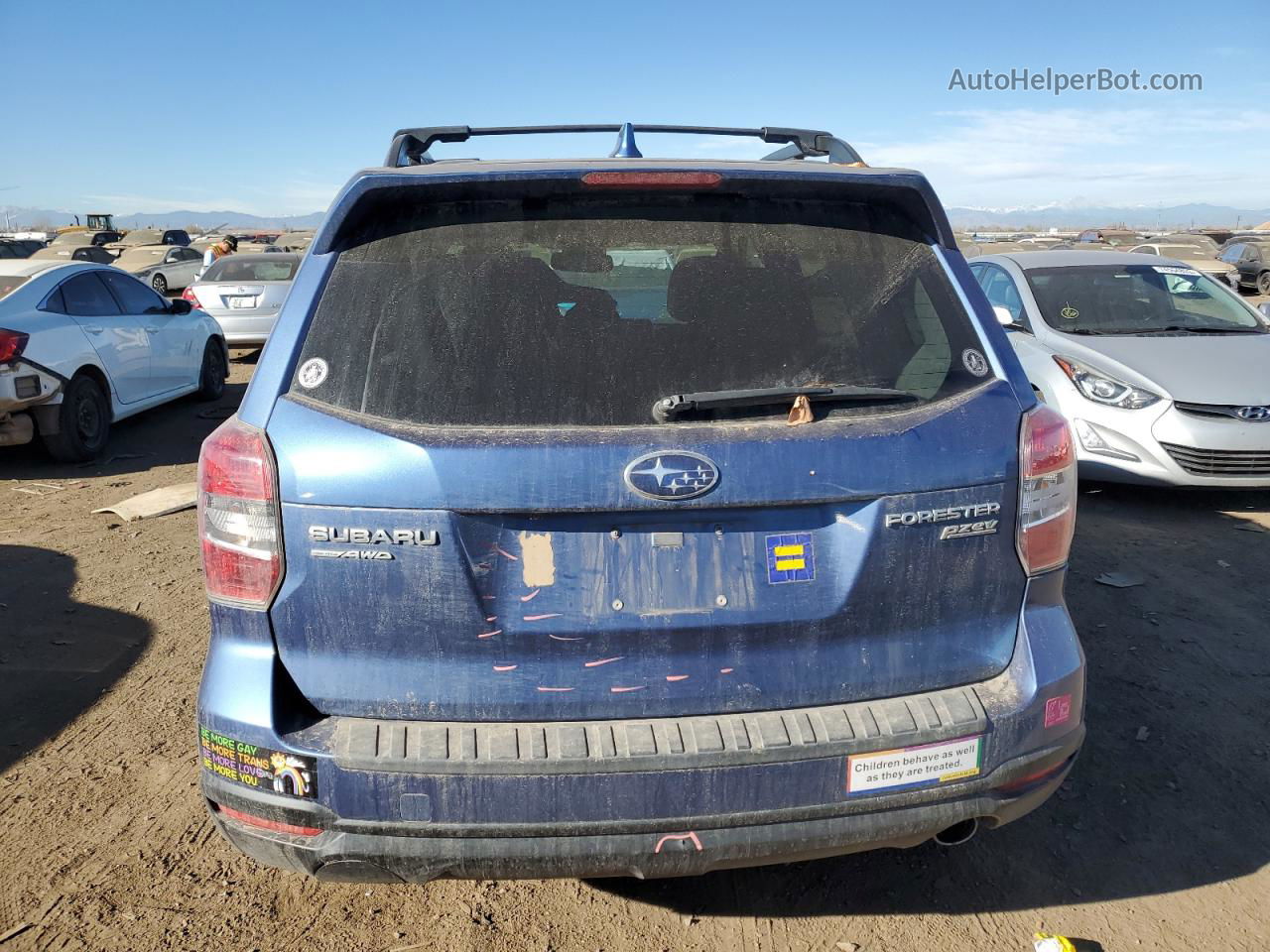 2016 Subaru Forester 2.5i Limited Blue vin: JF2SJAHC0GH496683