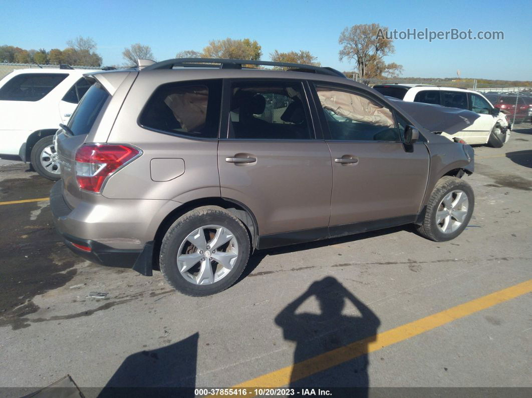 2016 Subaru Forester 2.5i Limited Beige vin: JF2SJAHC1GH412760