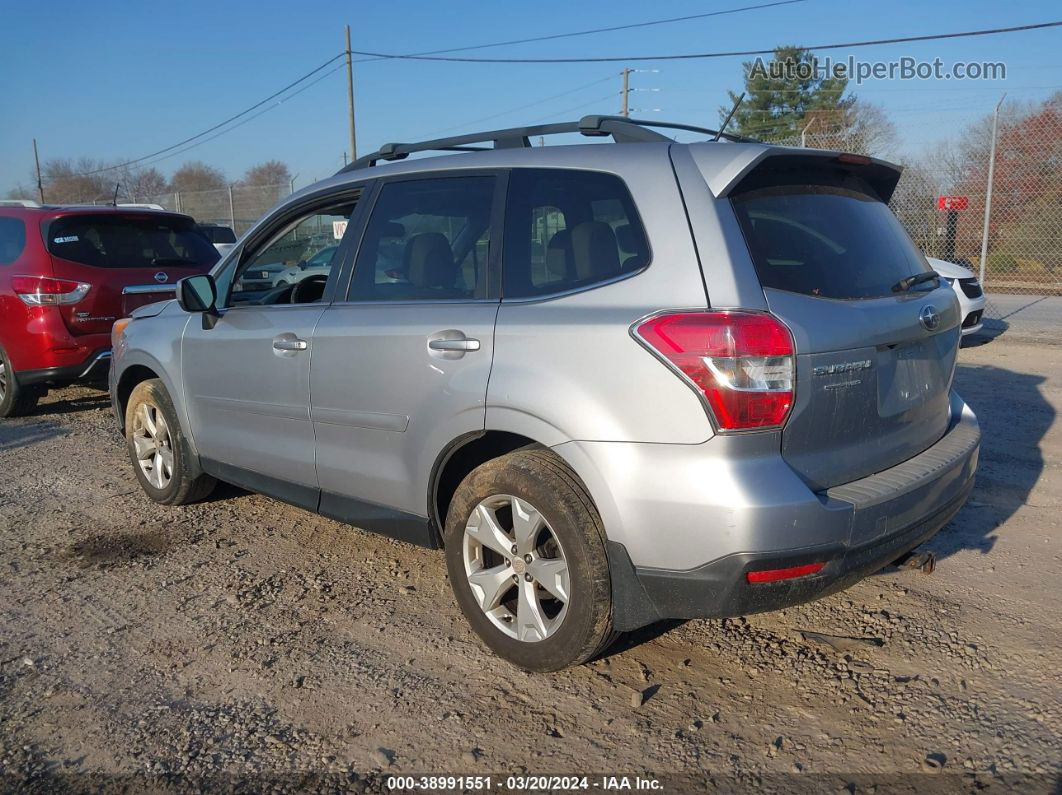 2015 Subaru Forester 2.5i Limited Серебряный vin: JF2SJAHC3FH558754