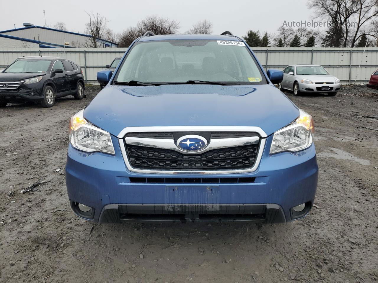 2016 Subaru Forester 2.5i Limited Синий vin: JF2SJAHC3GH510155