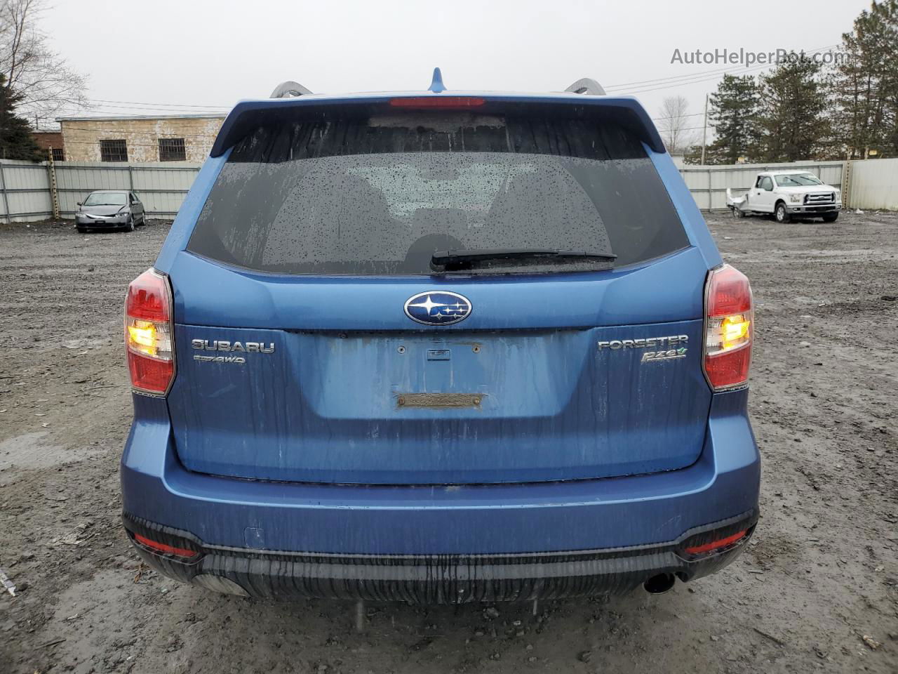 2016 Subaru Forester 2.5i Limited Blue vin: JF2SJAHC3GH510155