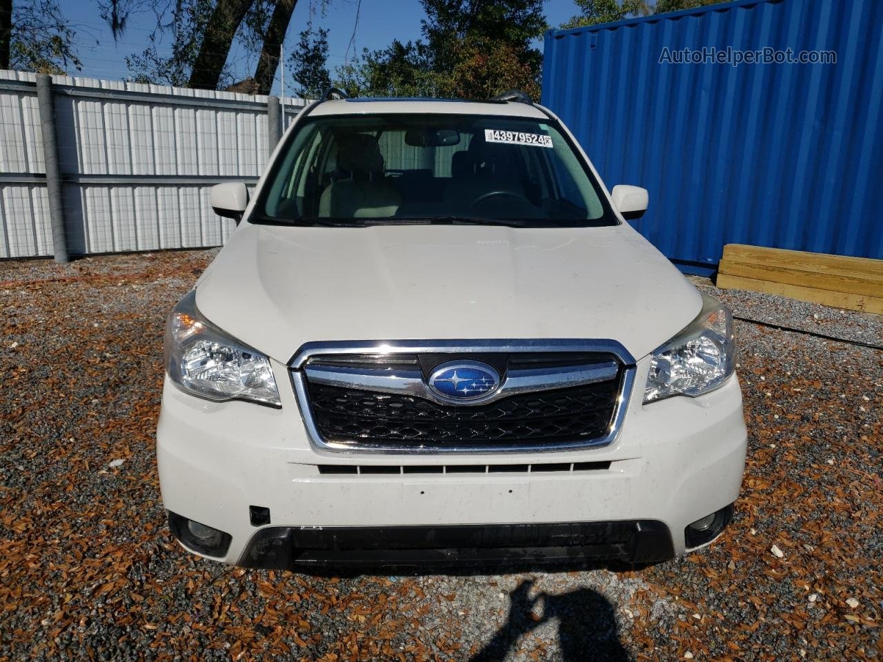 2016 Subaru Forester 2.5i Limited White vin: JF2SJAHC3GH519180