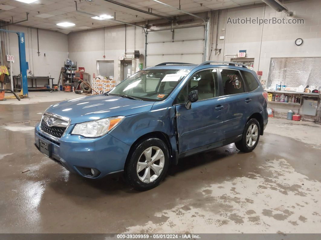 2016 Subaru Forester 2.5i Limited Синий vin: JF2SJAHC3GH539137