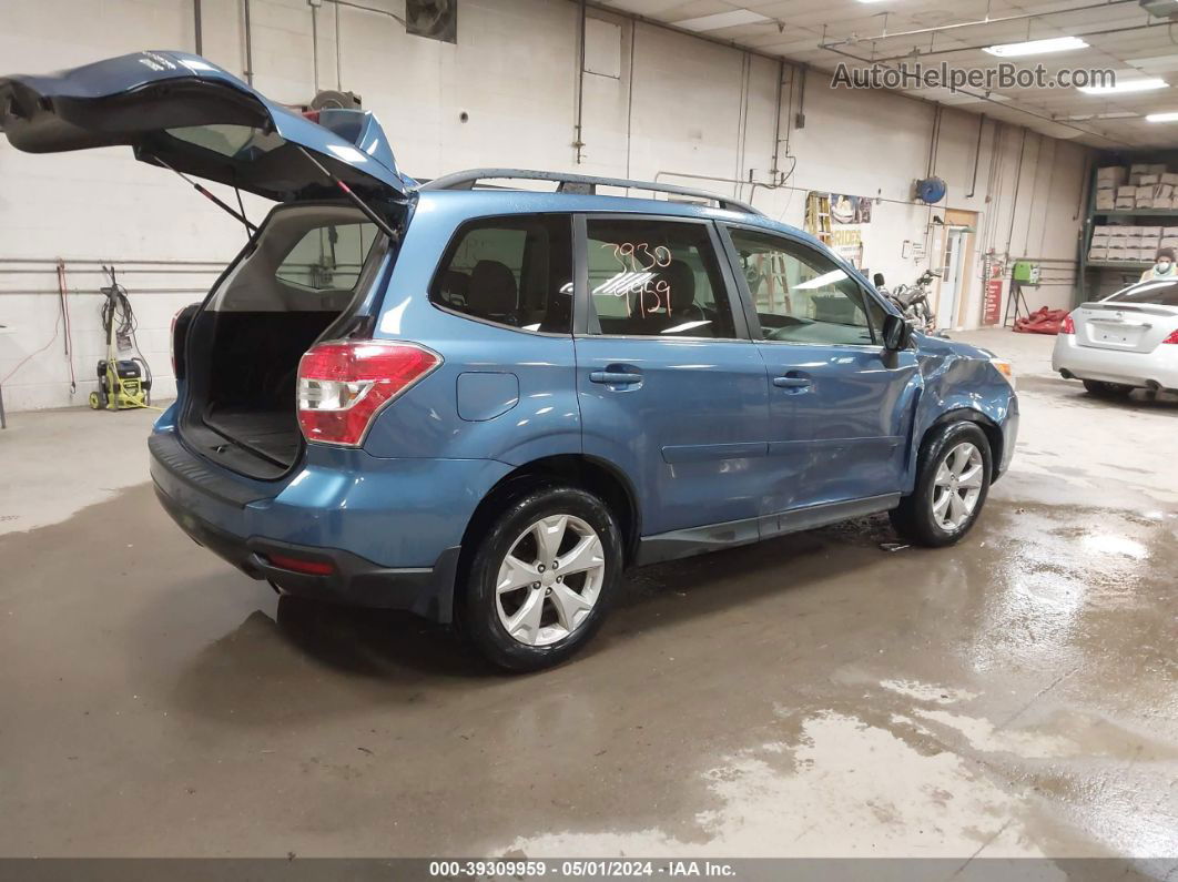 2016 Subaru Forester 2.5i Limited Синий vin: JF2SJAHC3GH539137