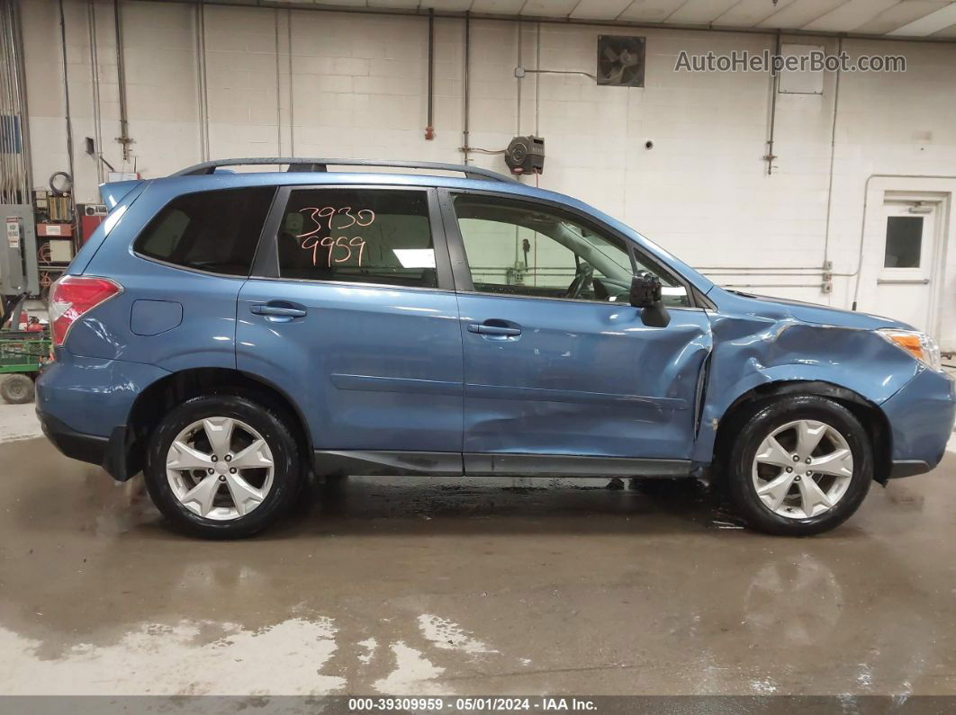 2016 Subaru Forester 2.5i Limited Синий vin: JF2SJAHC3GH539137