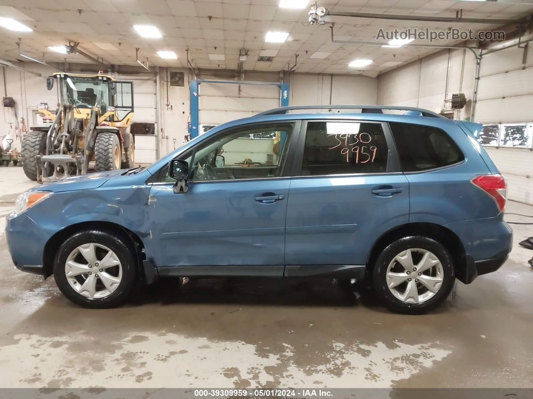 2016 Subaru Forester 2.5i Limited Blue vin: JF2SJAHC3GH539137