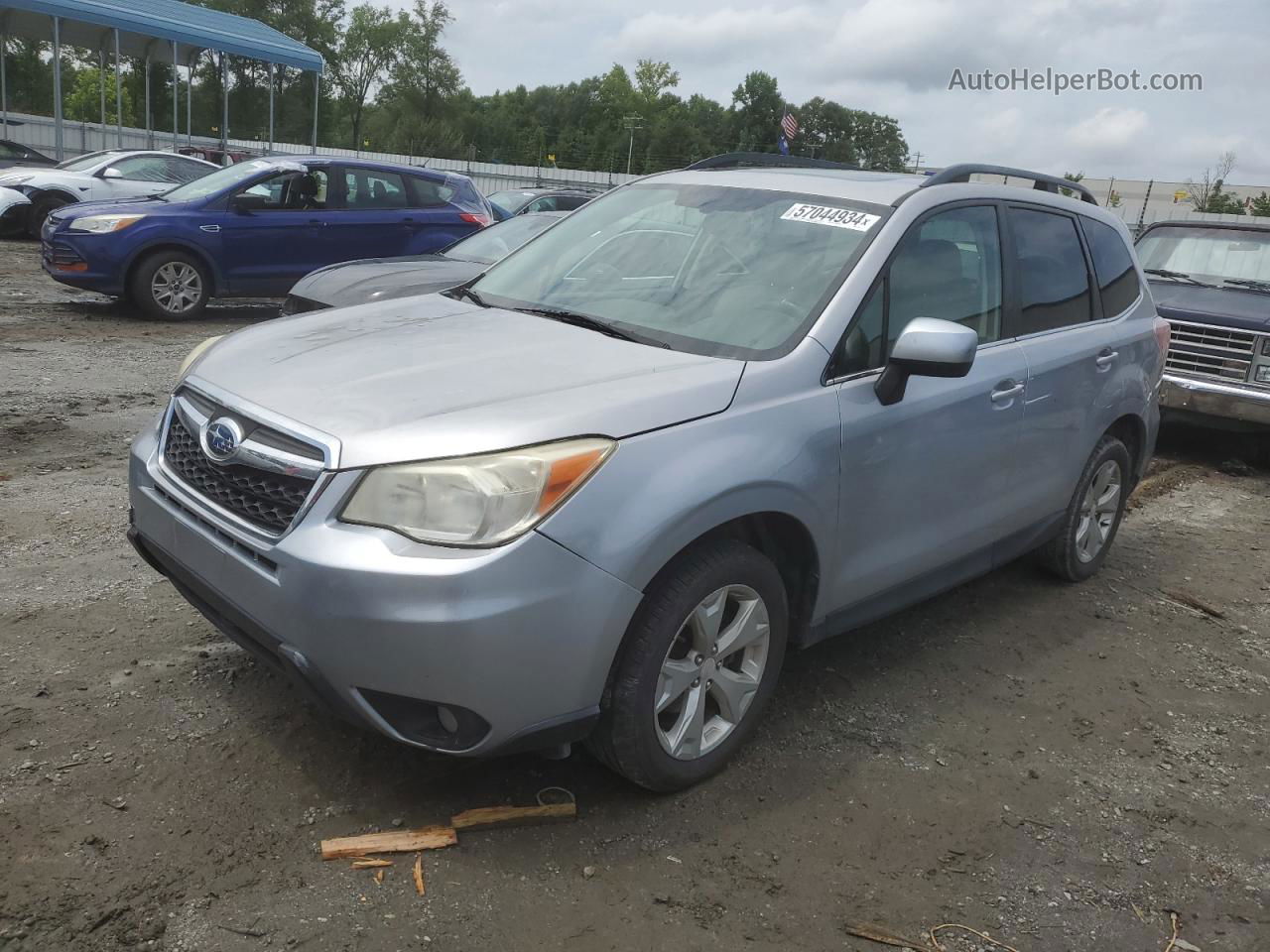 2015 Subaru Forester 2.5i Limited Silver vin: JF2SJAHC4FH460669