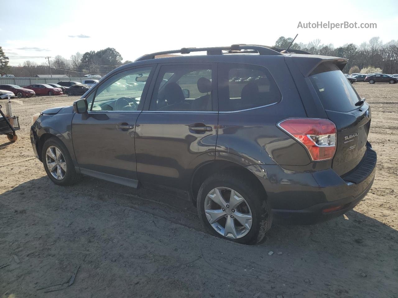 2015 Subaru Forester 2.5i Limited Gray vin: JF2SJAHC4FH466133