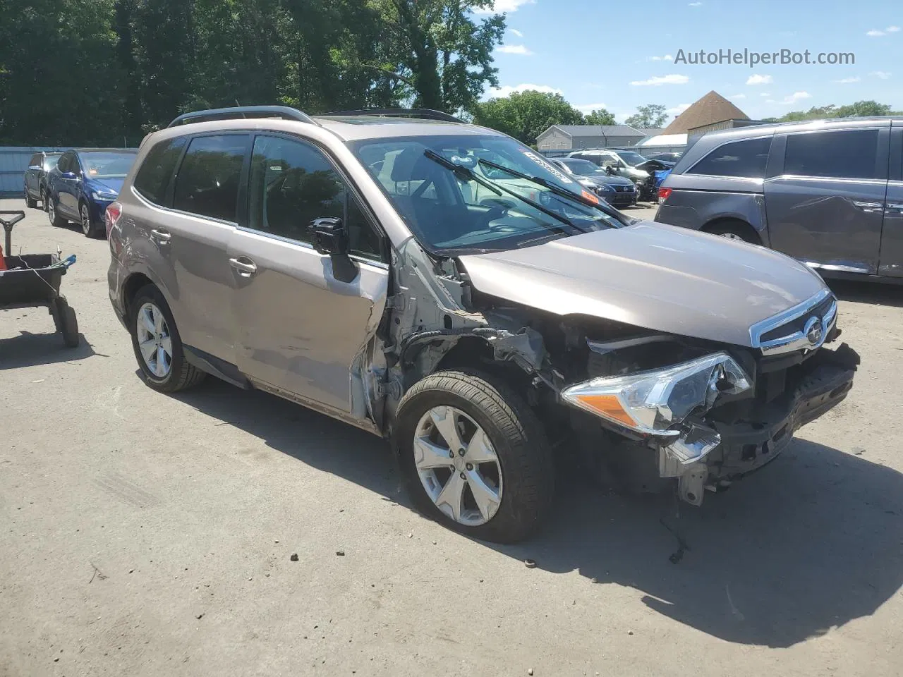 2015 Subaru Forester 2.5i Limited Gold vin: JF2SJAHC4FH573828