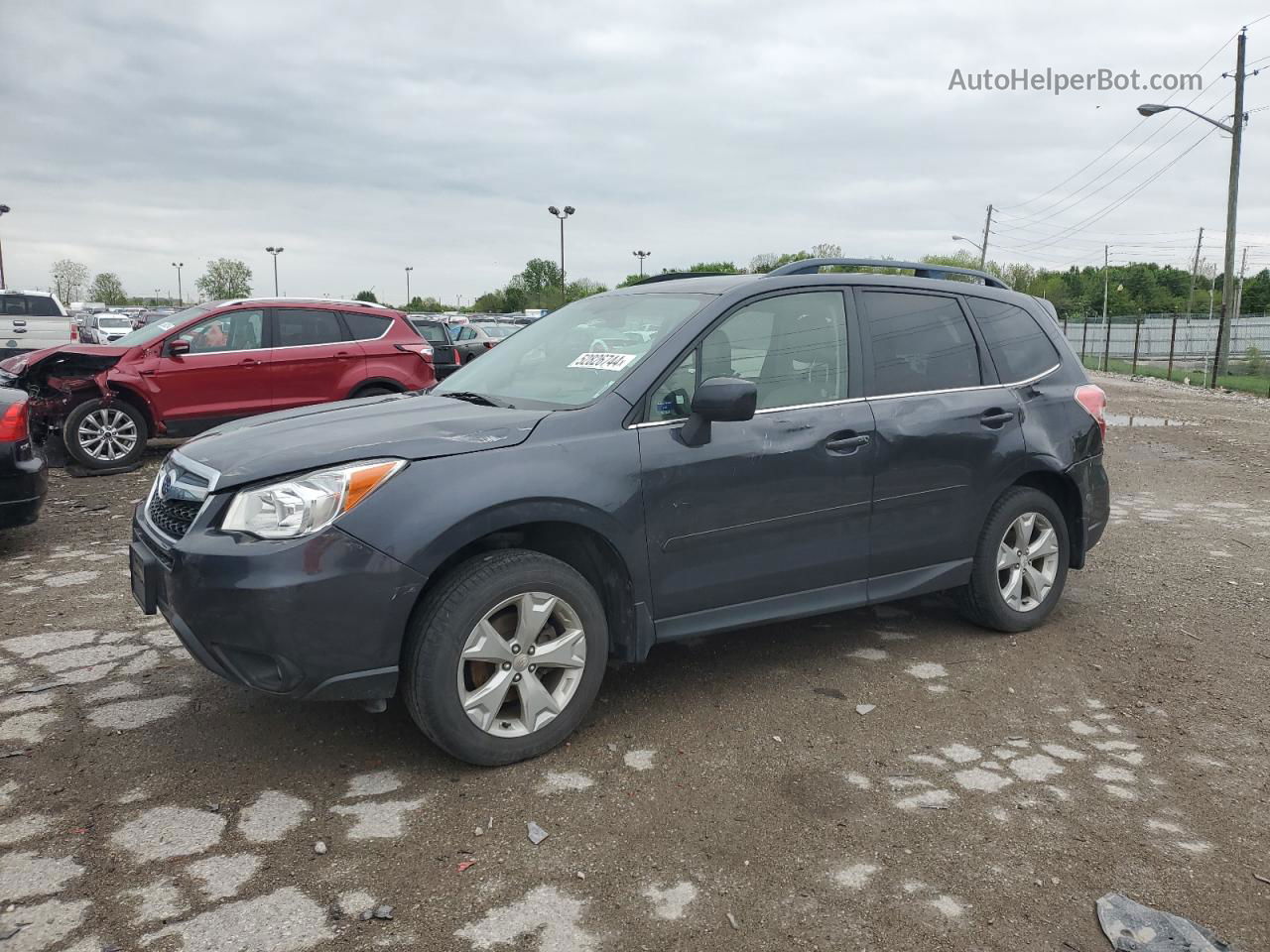 2016 Subaru Forester 2.5i Limited Blue vin: JF2SJAHC4GH427270