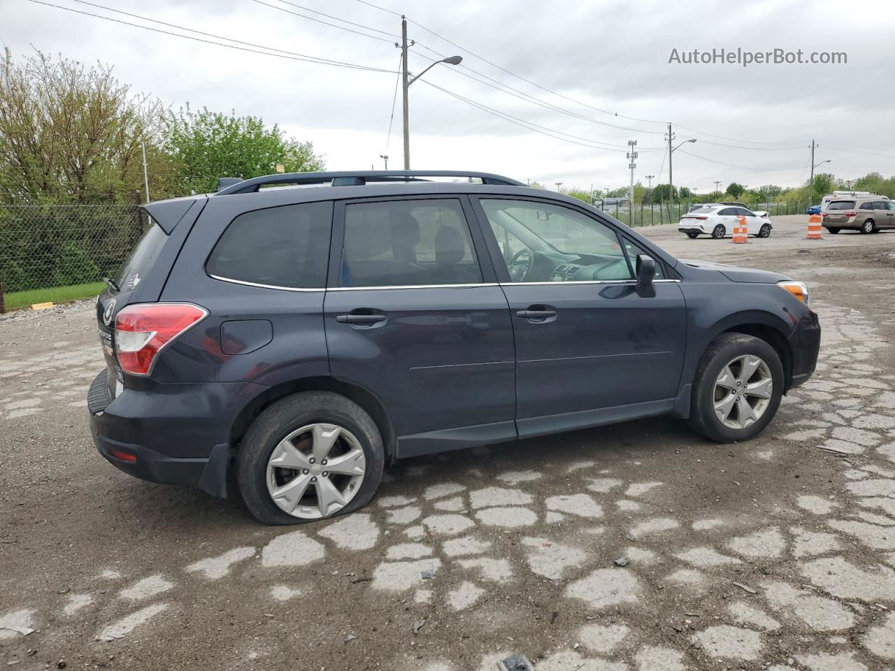 2016 Subaru Forester 2.5i Limited Blue vin: JF2SJAHC4GH427270