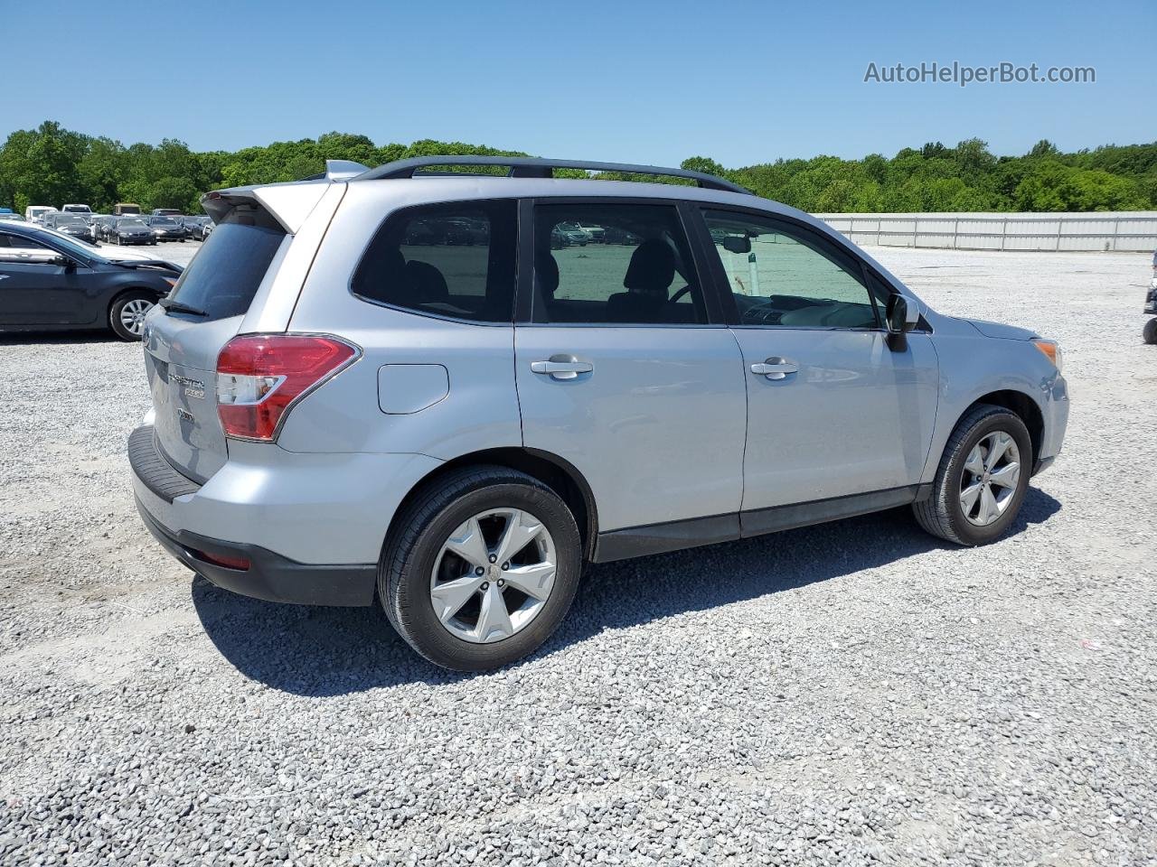 2016 Subaru Forester 2.5i Limited Silver vin: JF2SJAHC4GH448149