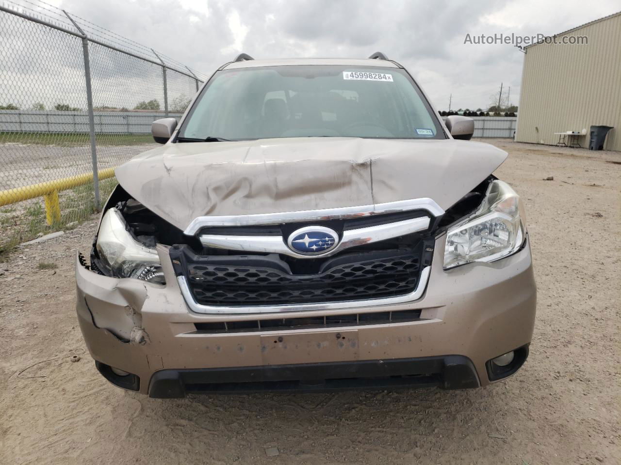 2016 Subaru Forester 2.5i Limited Tan vin: JF2SJAHC4GH510441