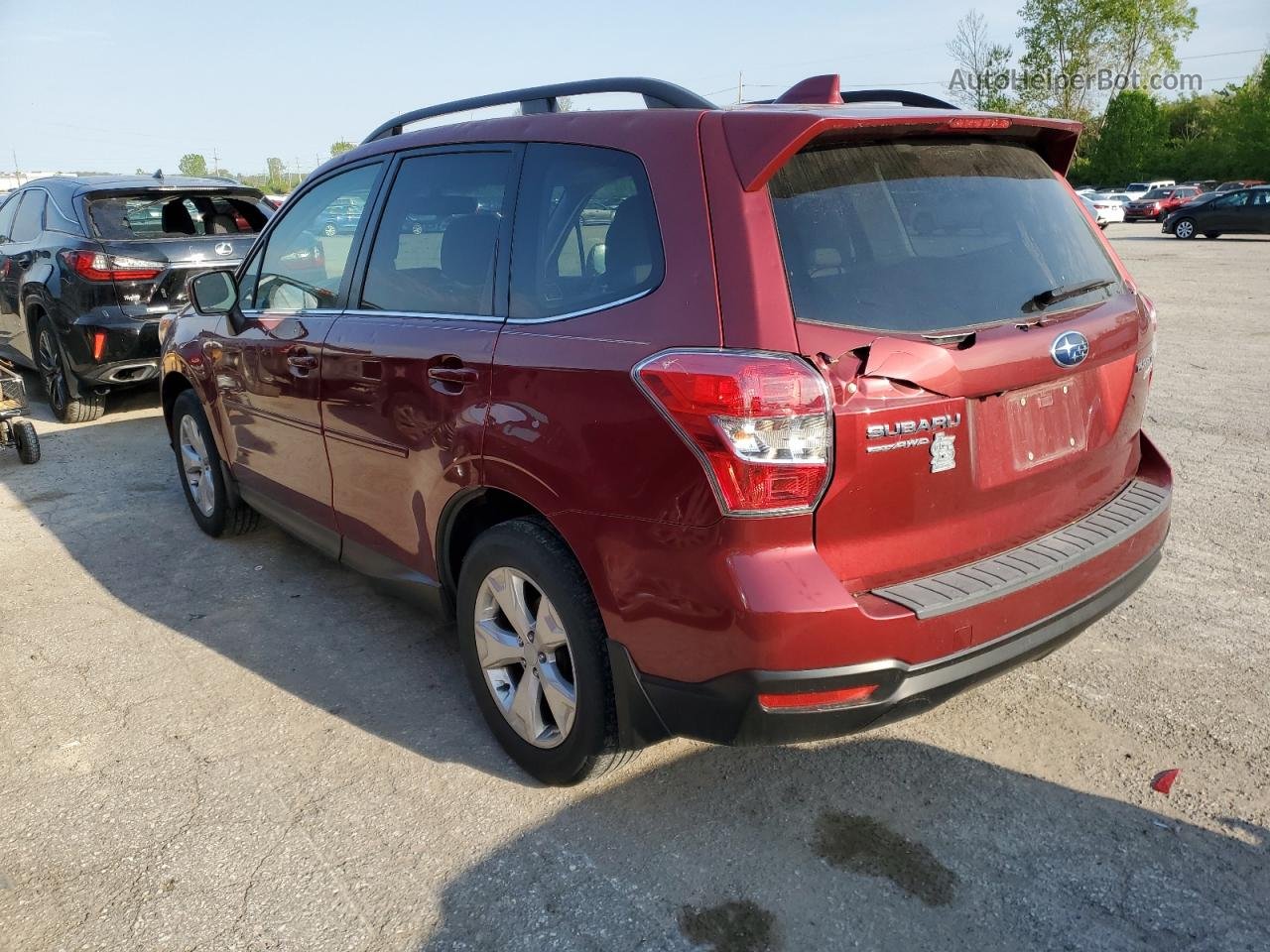 2016 Subaru Forester 2.5i Limited Red vin: JF2SJAHC4GH553628