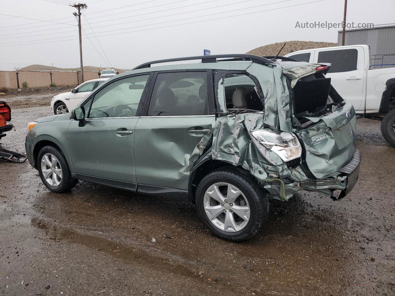 2015 Subaru Forester 2.5i Limited Green vin: JF2SJAHC6FH432727