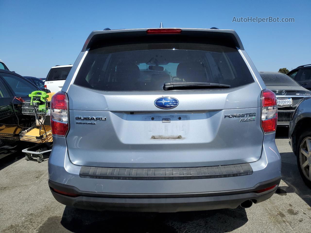 2016 Subaru Forester 2.5i Limited Silver vin: JF2SJAHC6GH509985