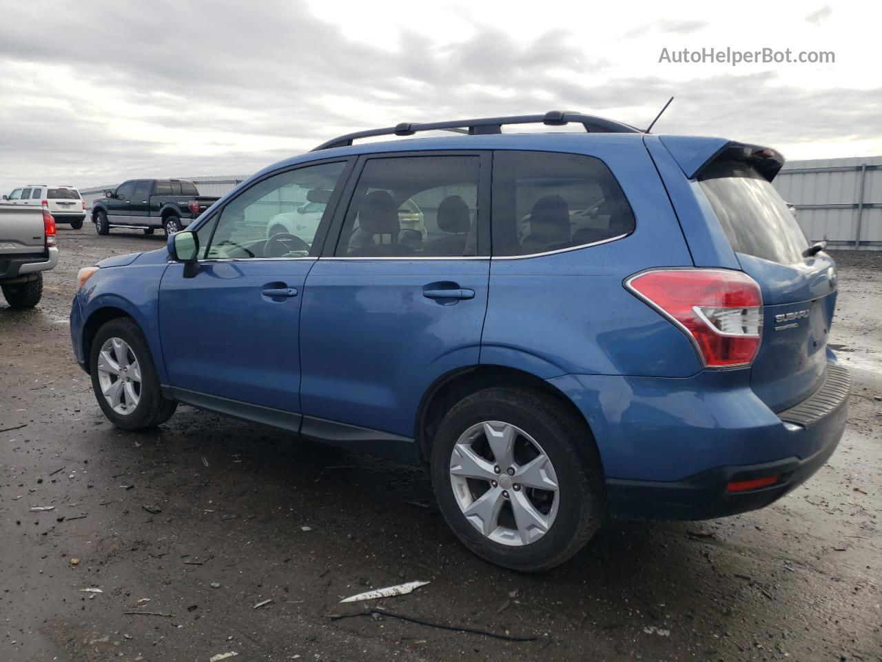 2015 Subaru Forester 2.5i Limited Blue vin: JF2SJAHC7FH535980