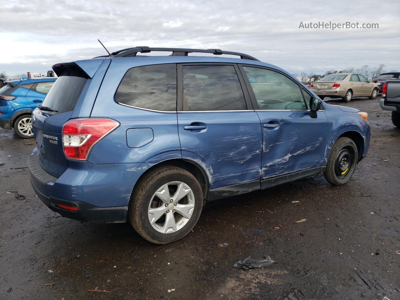 2015 Subaru Forester 2.5i Limited Blue vin: JF2SJAHC7FH535980