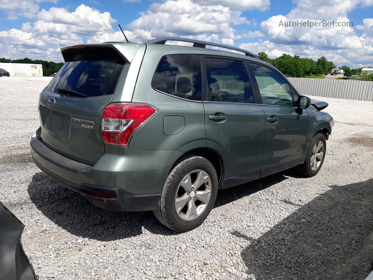 2015 Subaru Forester 2.5i Limited Green vin: JF2SJAHCXFH565233