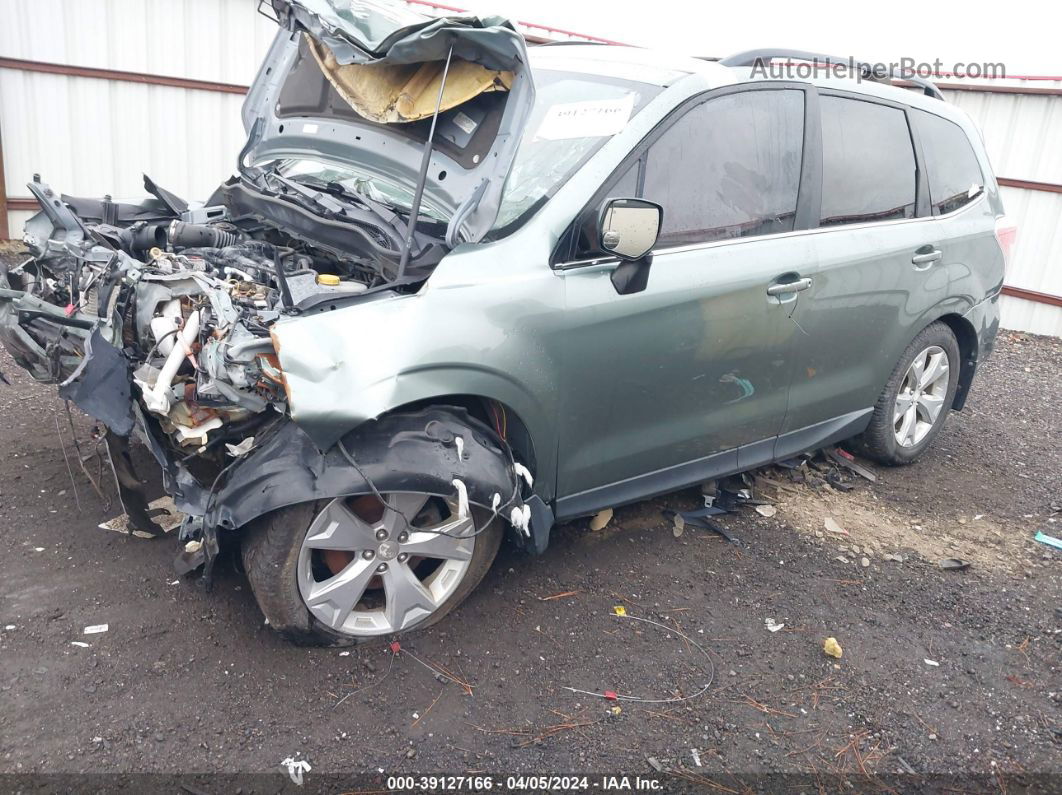 2016 Subaru Forester 2.5i Limited Green vin: JF2SJAHCXGH428357