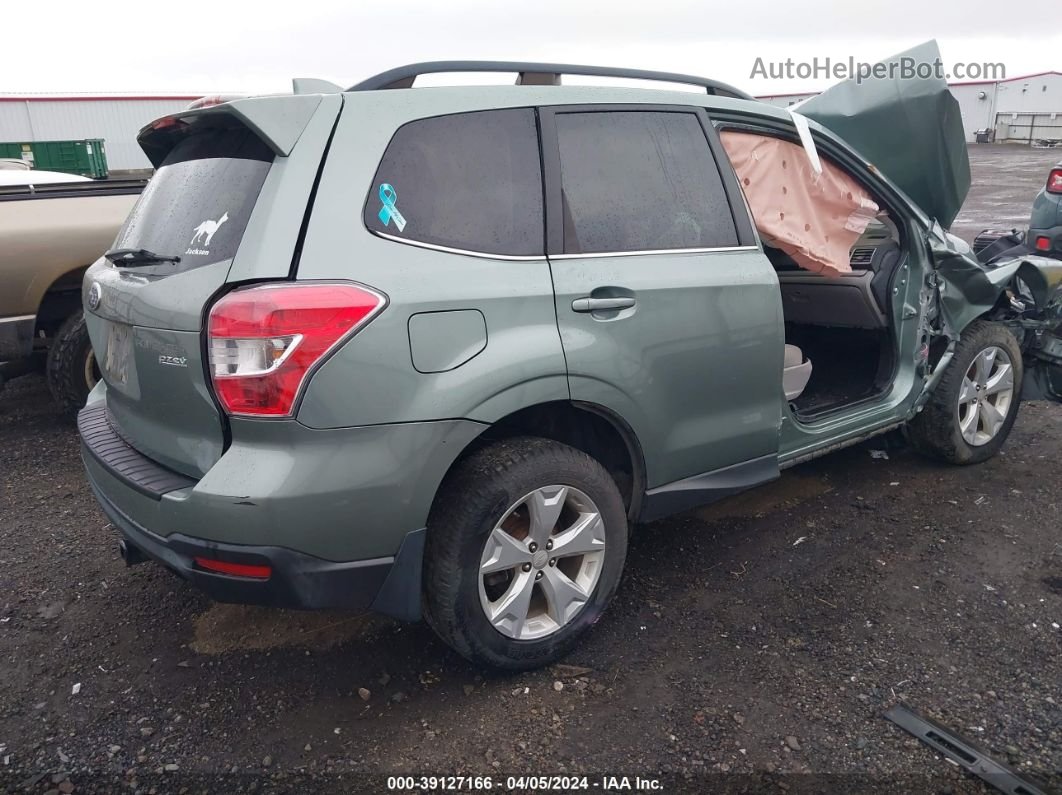 2016 Subaru Forester 2.5i Limited Green vin: JF2SJAHCXGH428357