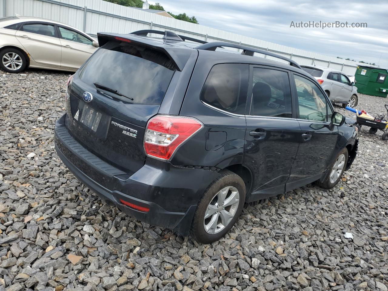 2016 Subaru Forester 2.5i Limited Gray vin: JF2SJAHCXGH431856