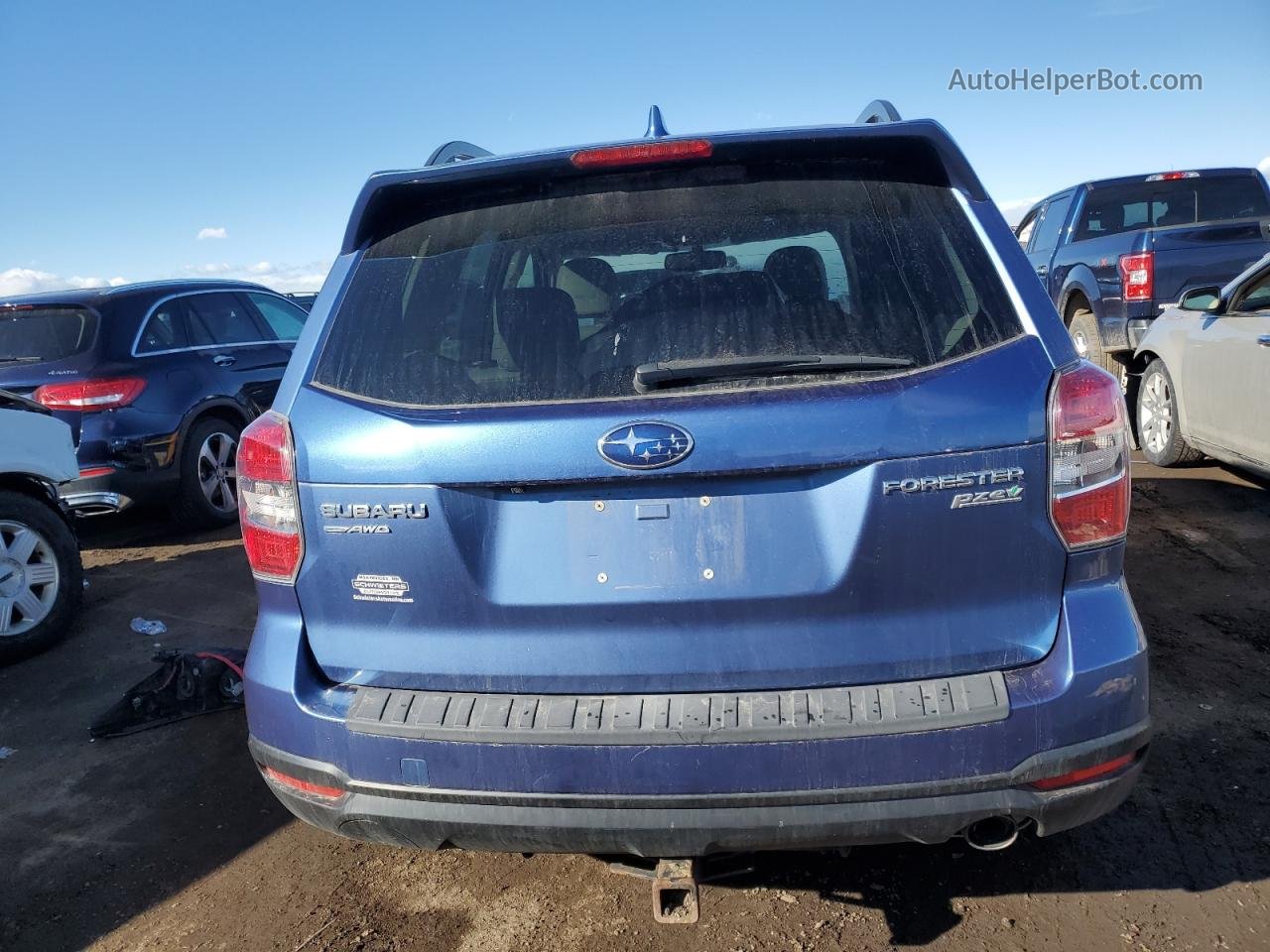 2016 Subaru Forester 2.5i Limited Blue vin: JF2SJAHCXGH489885