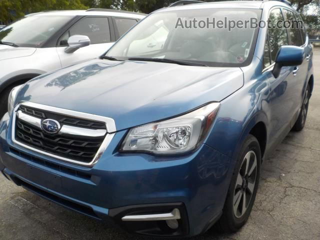 2018 Subaru Forester Limited Blue vin: JF2SJAJC1JH491235